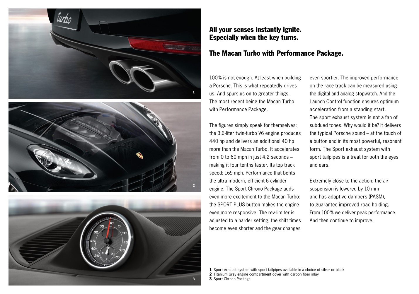 2016 Porsche Macan Turbo Brochure Page 1